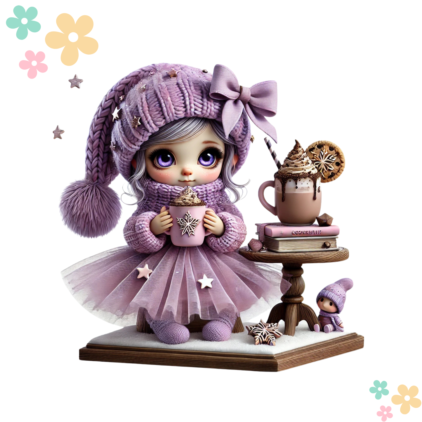 Fille Tutu Violet