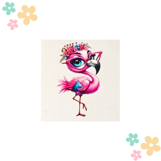 Flamant Rose Couronné