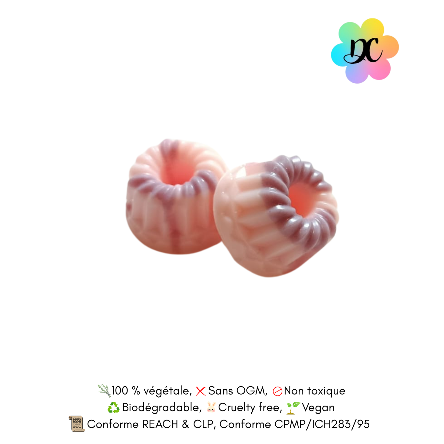 Bisou Fleurs des Îles – Fondant parfumé Frangipanier