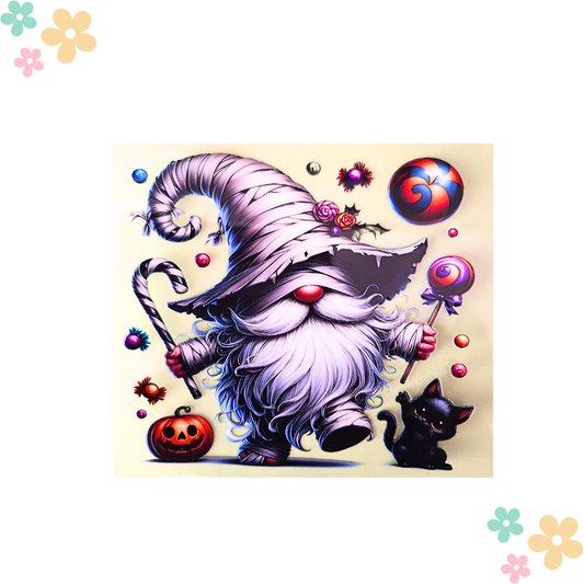 Gnome Halloween Momie Sucettes