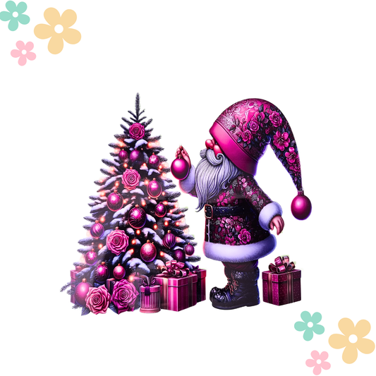 Gnome Rose Sapin