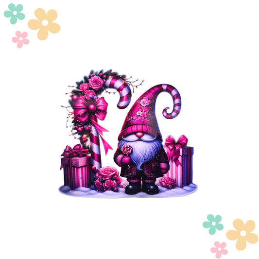 Gnome Sucette Rose