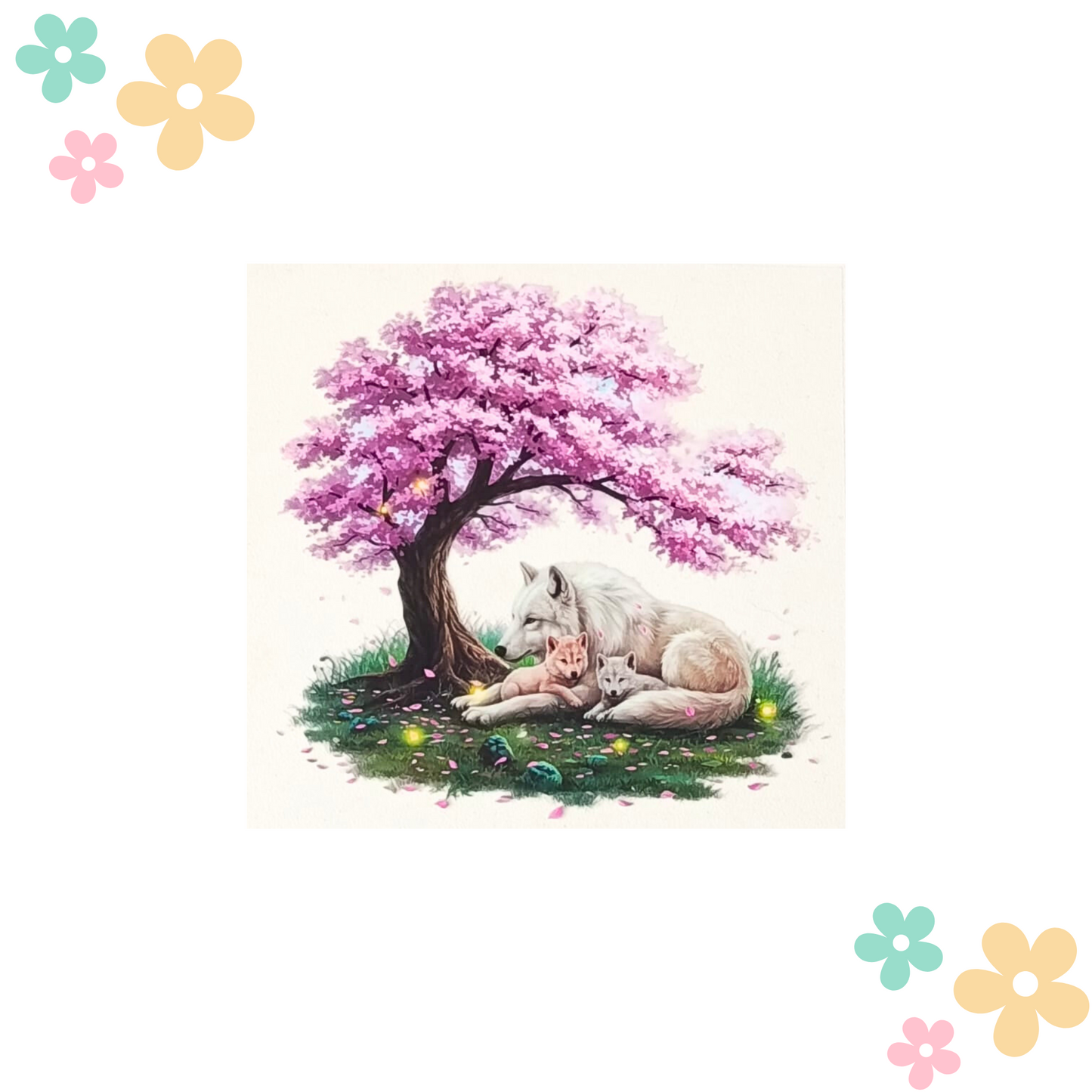 Louve & deux bébés