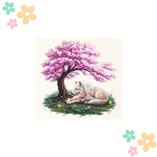Louve & deux bébés