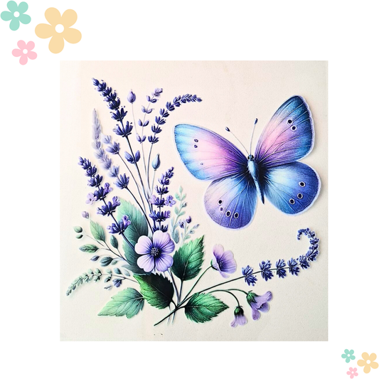 Papillon Bleu Lavande