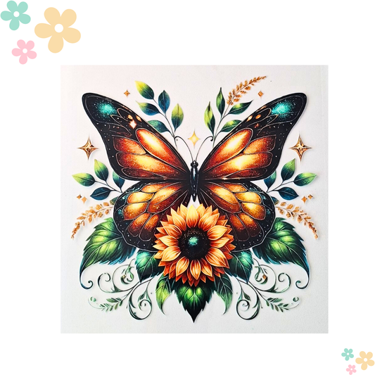 Papillon Jaune Tournesol