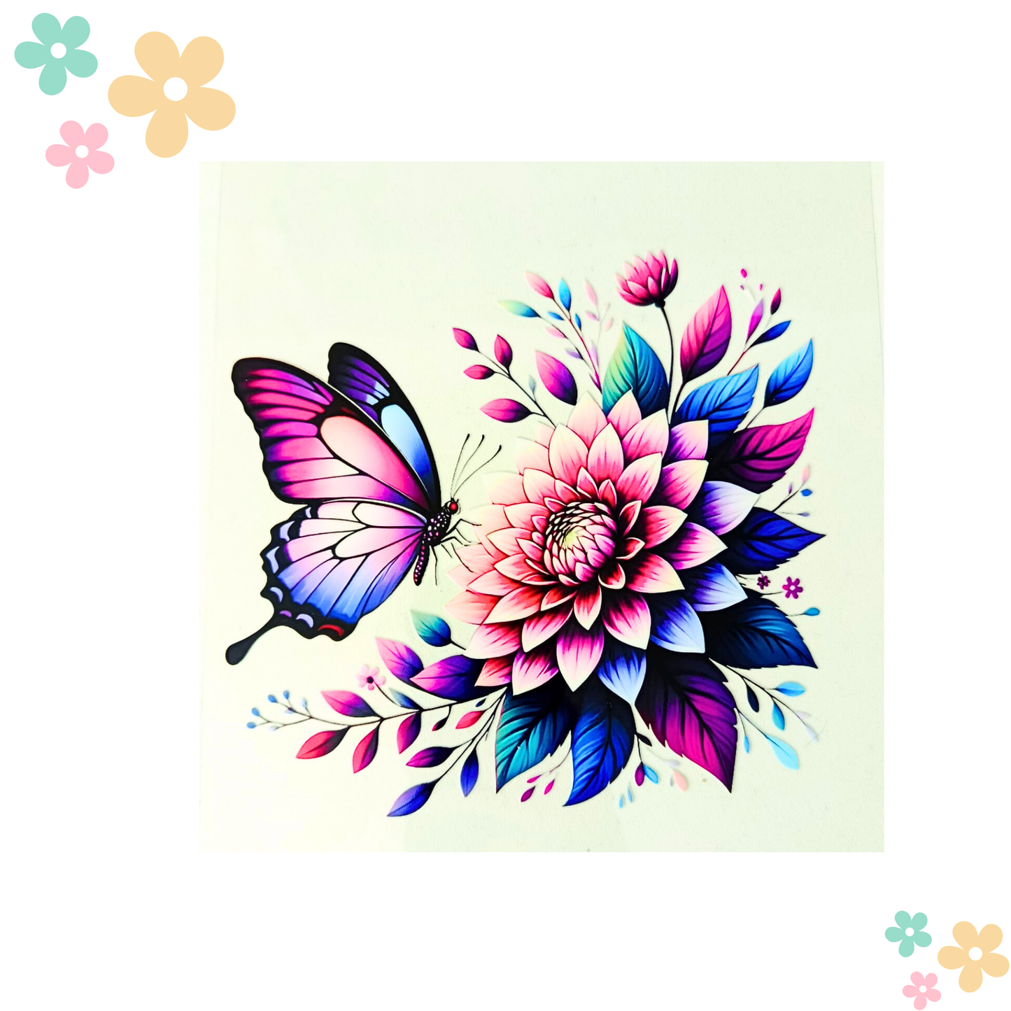 Papillon floral