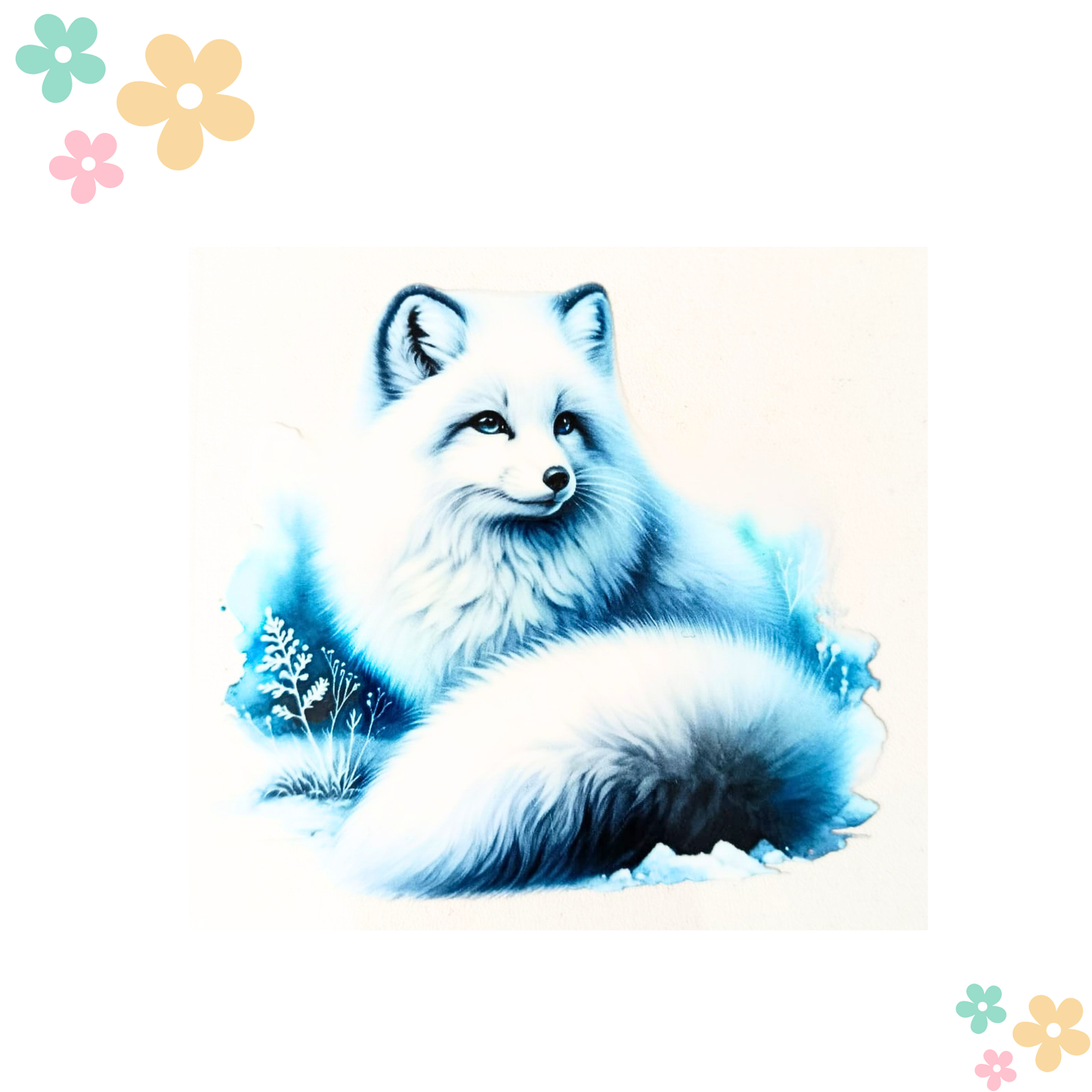 Renard des neige Orée de bois