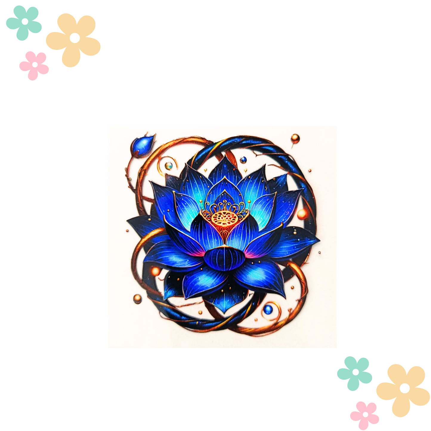 Roue Lotus Bleu