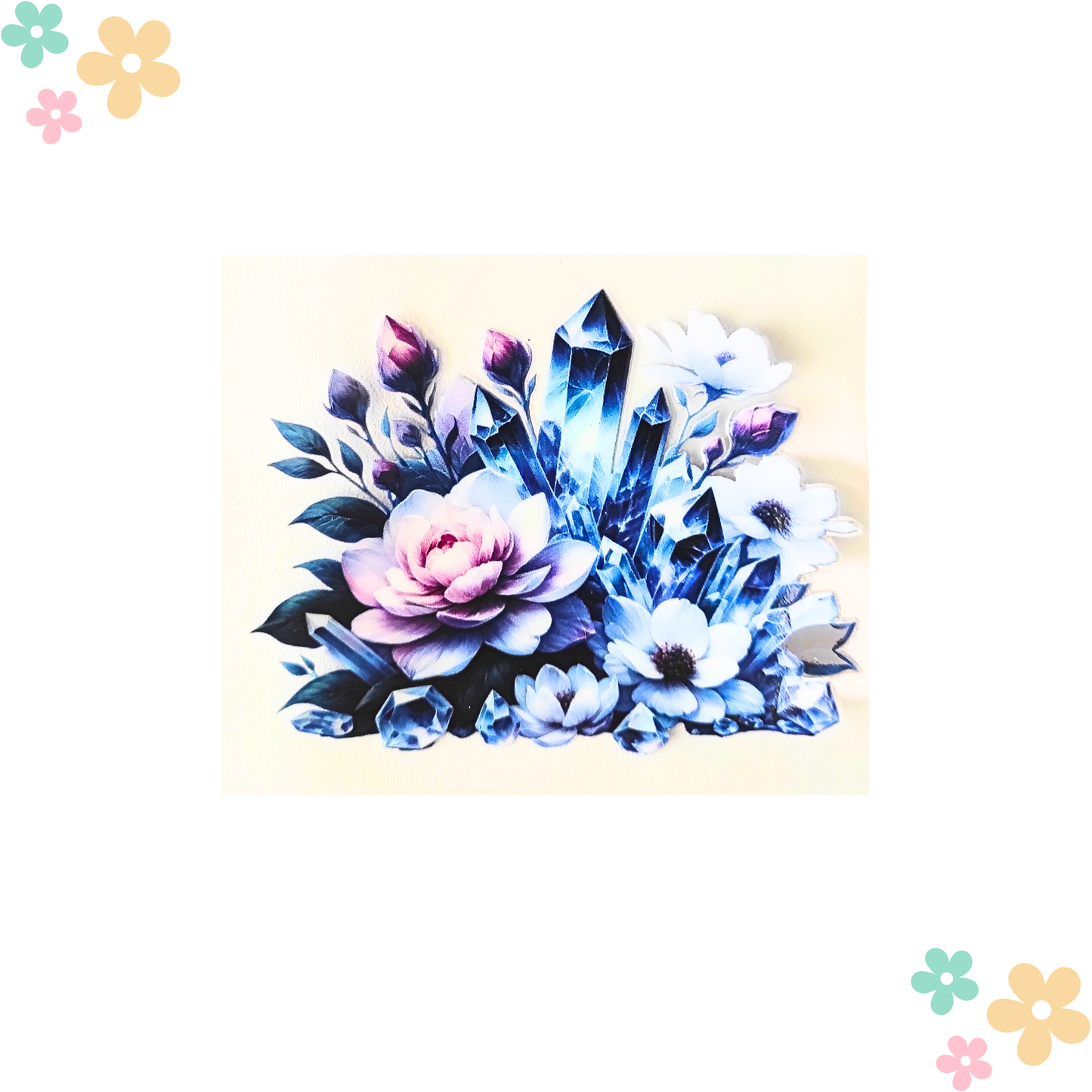 Diamant Bleu blanc