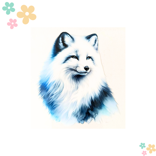 Tete Renard des neiges