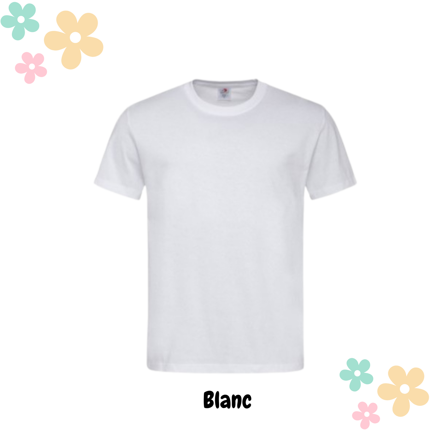T-shirt unisexe personnalisé en coton – Transfert DTF