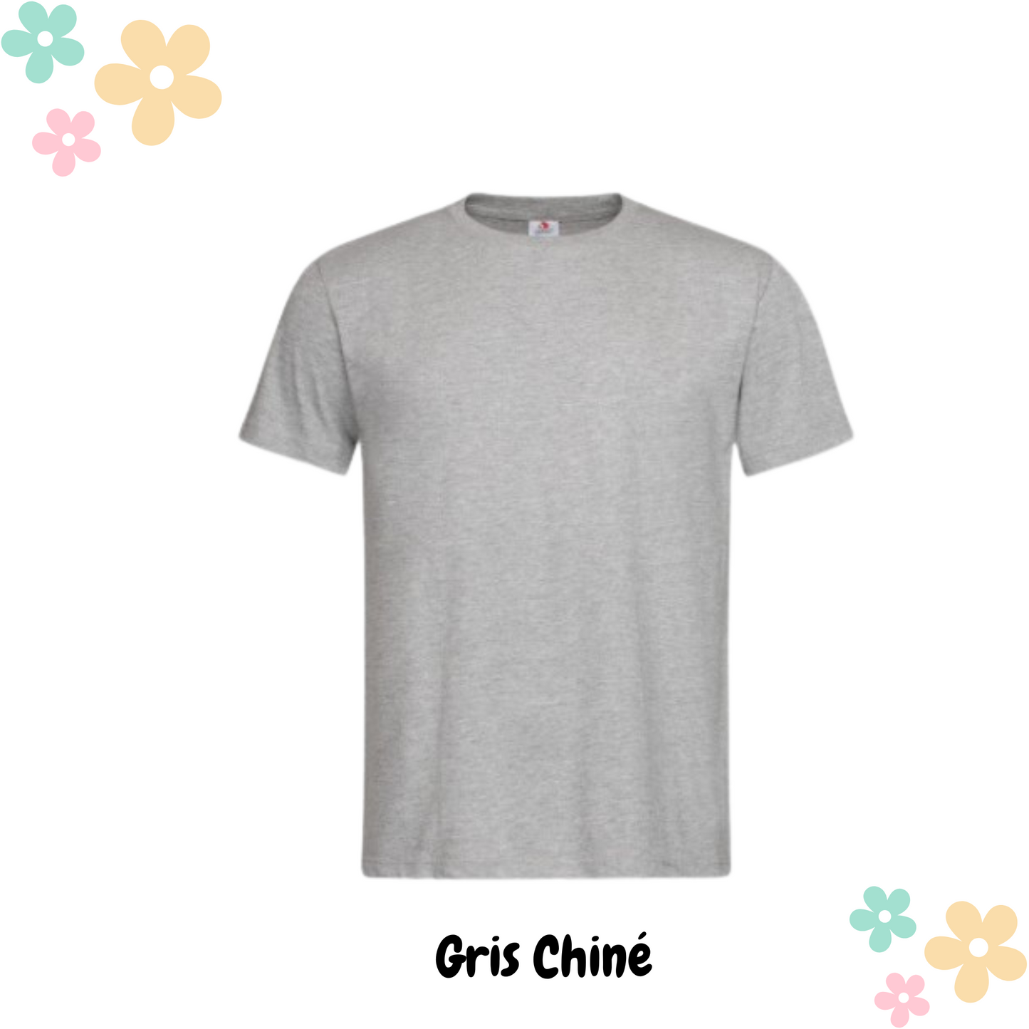 T-shirt unisexe personnalisé en coton – Transfert DTF