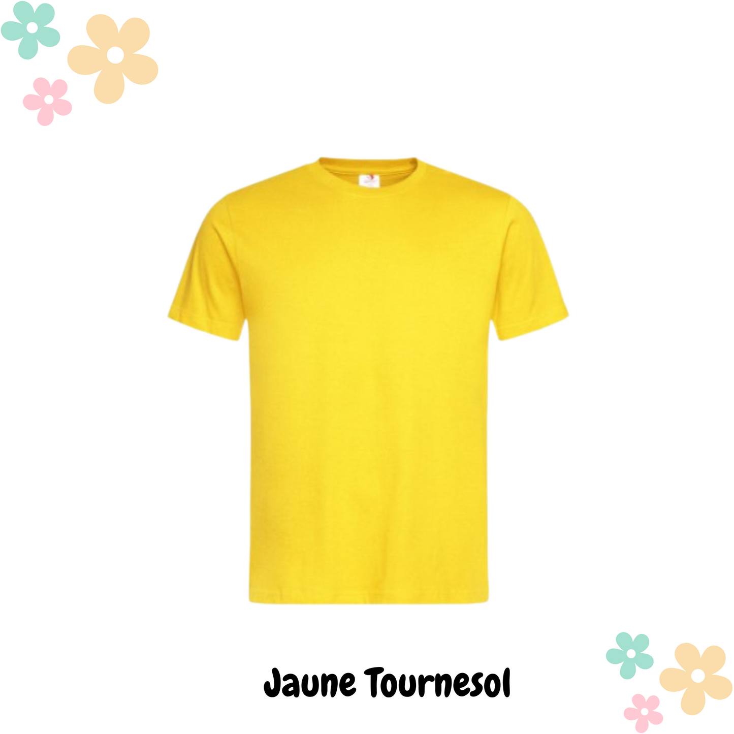 T-shirt unisexe personnalisé en coton – Transfert DTF