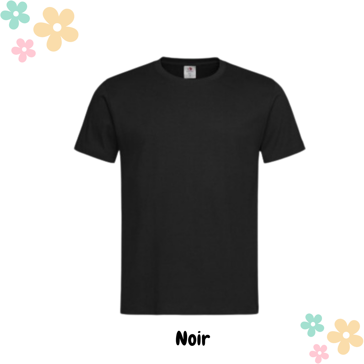 T-shirt unisexe personnalisé en coton – Transfert DTF