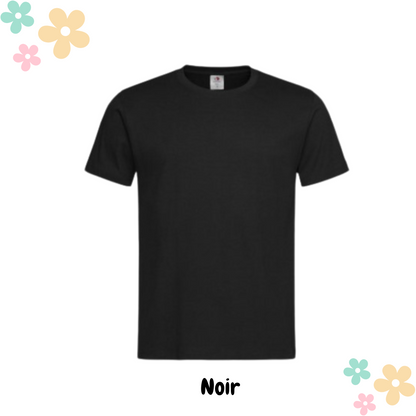 T-shirt unisexe personnalisé en coton – Transfert DTF