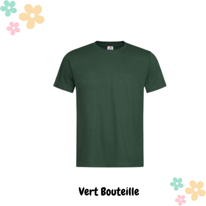 T-shirt unisexe personnalisé en coton – Transfert DTF