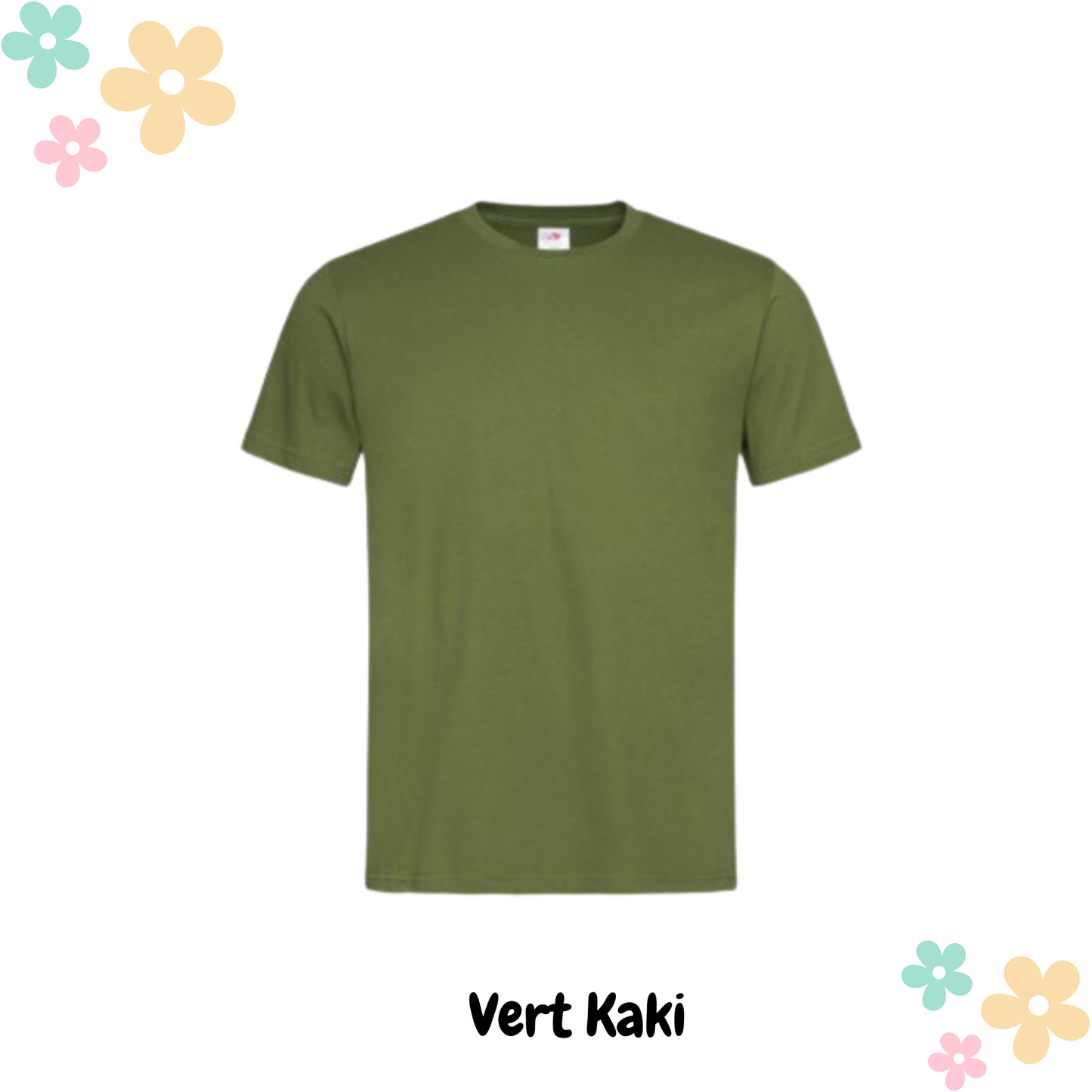 T-shirt unisexe personnalisé en coton – Transfert DTF