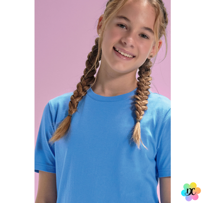 Tshirt unisexe enfant personnalisé en coton – Transfert DTF