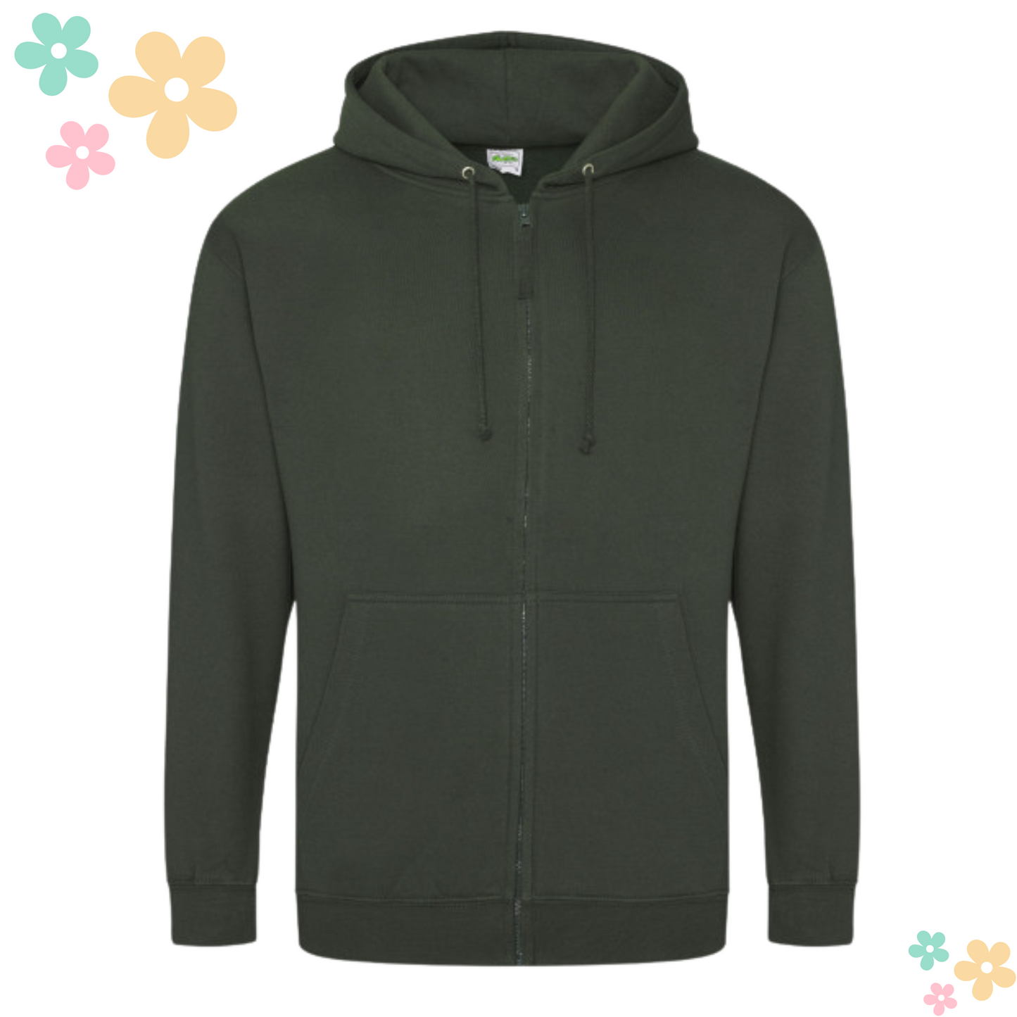 Veste Capuche Zippée Unisexe JUST HOODS - DTF