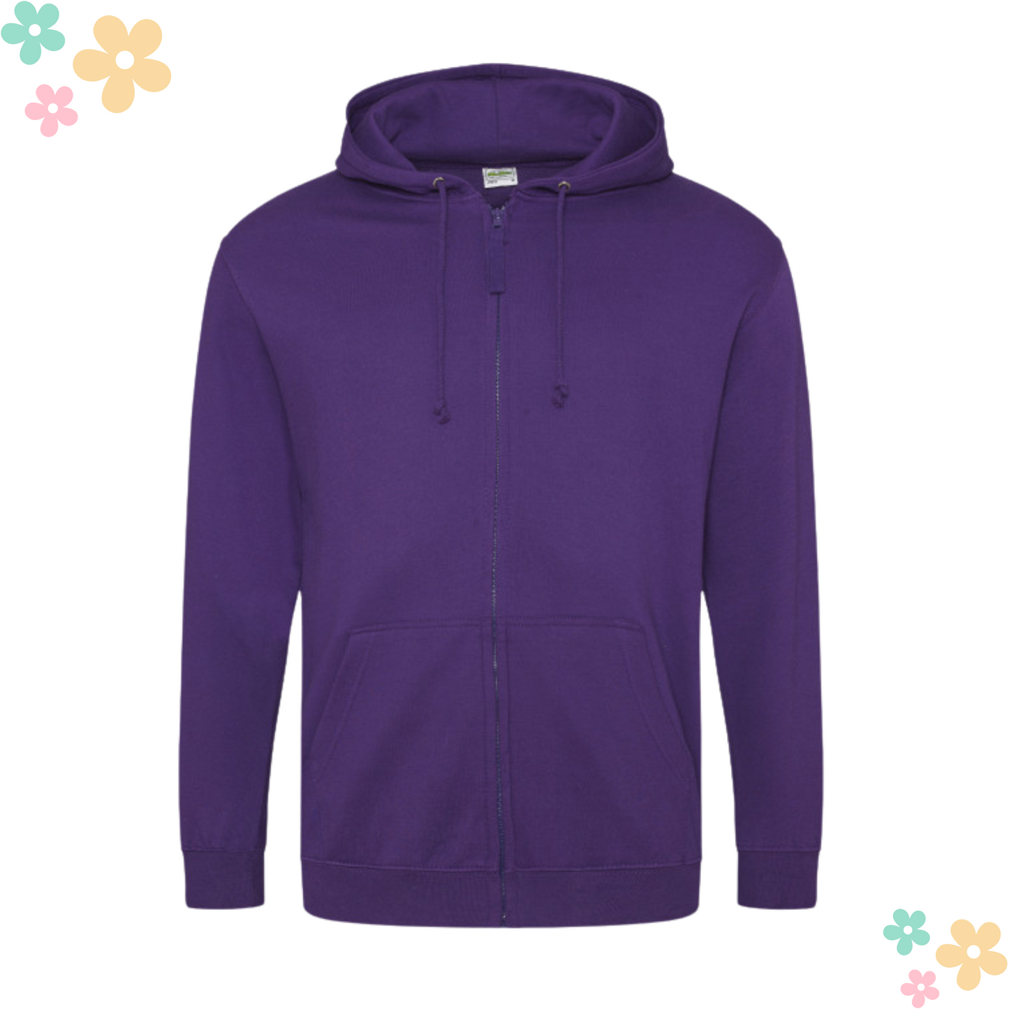 Veste Capuche Zippée Unisexe JUST HOODS - DTF