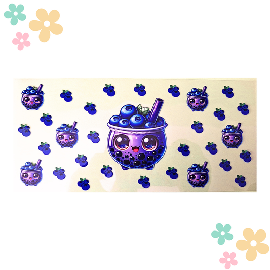 Wrap Bubble Tea Mûres