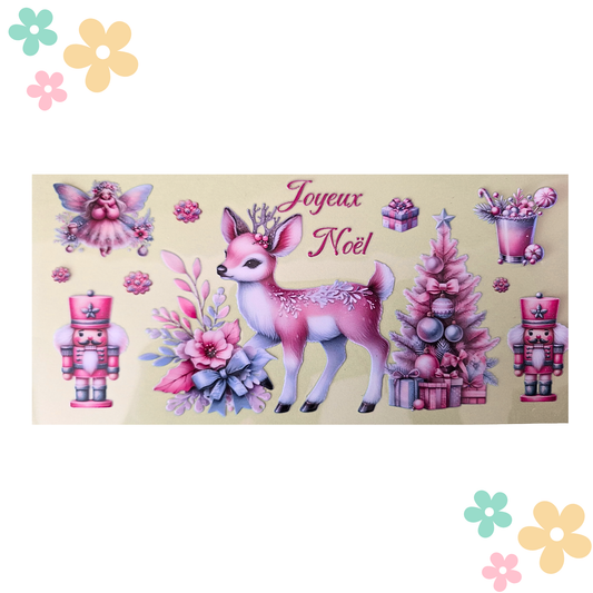 Wrap Cerf Joyeux Noel