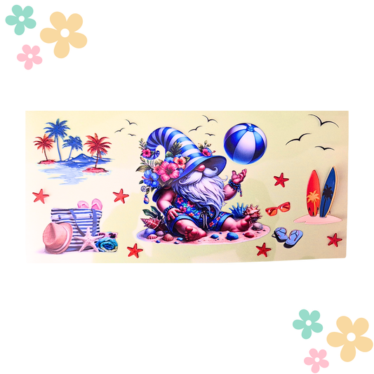 Wrap Gnome Ballon Bleu