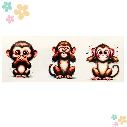 Wrap Trio De Singes