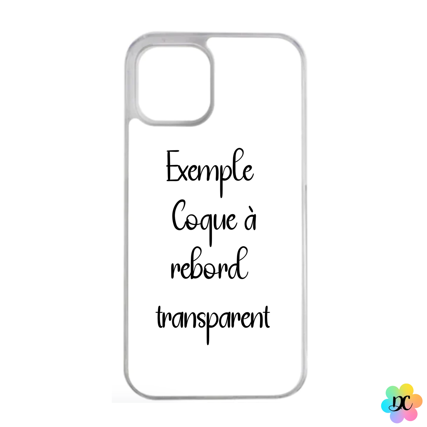 Coque vierge pour personnalisation - Contour transparent