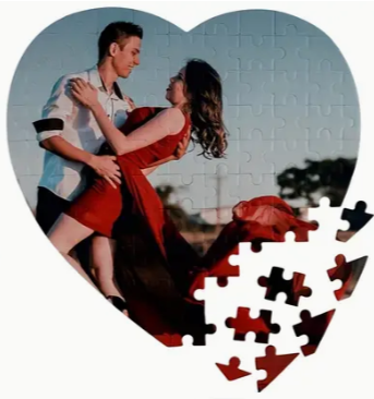 Puzzle coeur Sublimation Personnalisable