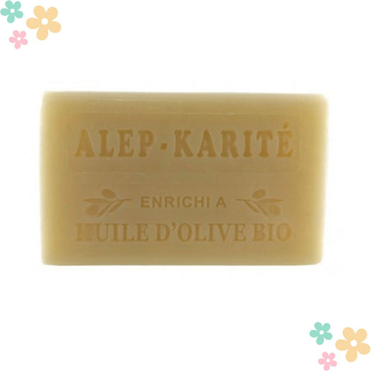 Savon Marseille/Alep/beurre de karité 100g