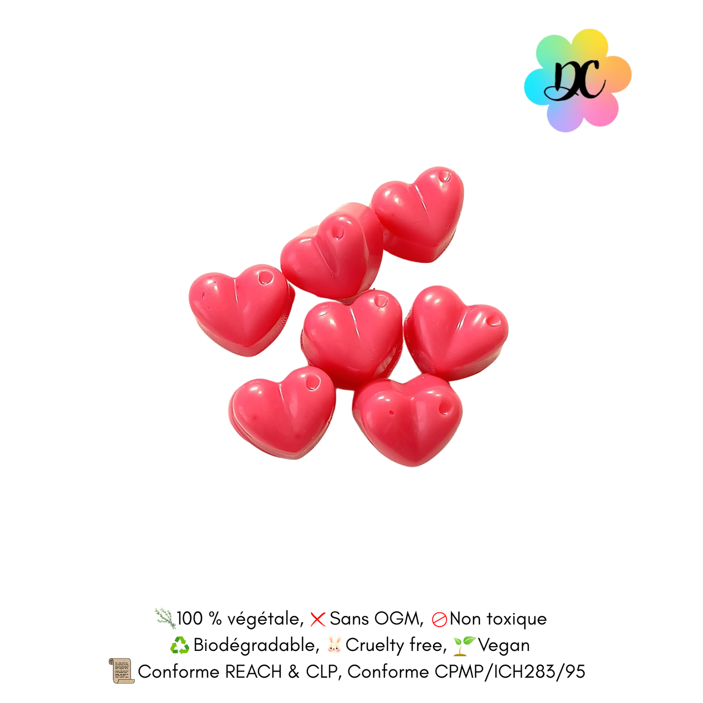 Photo de fondants parfumés à la Rose d'Amour freesia et grenade